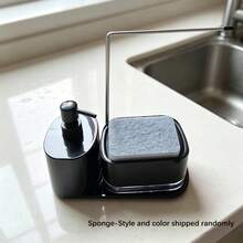 Set Dispenser Sabun Dapur 4-in-1, Desain Pompa Ganda, Cocok untuk Sabun Tangan dan Sabun Cuci Piring, Dapat Diisi Ulang, Dilengkapi dengan Tempat Spons dan Rak Pengering, Penyimpanan Hemat Ruang di Meja Dapur dan Kamar Mandi, Dekorasi Dapur Modern, Sempurna sebagai Hadiah Natal, Liburan, Hari Ibu, Pernikahan, dan Pesta Peresmian Rumah, Hadiah Rumah - Berbagai gaya - View 15