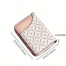 European And American Fashion Accordion Card Holder Women's ID Card Pouch Large Capacity Multi-Slot Coin Purse - Multicolor - View 6