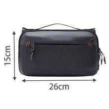 1pc 4-Fold Volcano Waterproof Storage Bag For Digital Cables And Accessories, Highly Attractive Unisex Shoulder Crossbody Bag For Daily Commute, Travel And Shopping - Multicolor - View 2
