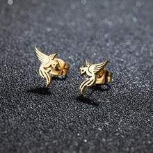 1 Pair Phoenix Bird Earrings Stainless Steel Mythical Animal Ear Jewelry Gift For Women Animal Lucky Ear Jewelry - GED510 - View 11