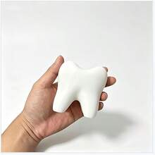 1pc Multi-Functional Tooth-Shaped Storage Cylinder Ornament, Creative Desktop Organizer, Multi-Functional Storage Decorative Gift - Multifunctional Tooth Ornament - View 5