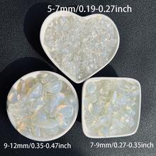 100g Opal Crushed Stone - Irregular Pebbles For Mini Aquariums, Succulents, Terrariums & Vase Filler - A - View 2