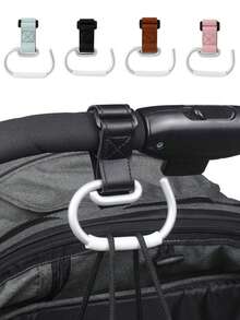 1 قطعة خطاف تخزين متعدد الوظائف لعربة الأطفال، خطاف تخزين عالمي لعربة الأطفال، سهل التركيب، مثبت على الحائط، مناسب لعربات الأطفال والإكسسوارات، خطاف عملي - متعدد الألوان - مشاهدة 1