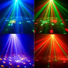 DJ Disco Projection Lamp, Voice-Controlled Party Lamp, Stage Lamp, Atmosphere Lamp, With Remote Control And Support For DMX512, Suitable For Bars, KTVs, Weddings, Festivals, Stage Performances, Dancing, Christmas, Halloween, Birthdays - EU F Type Plug(220-240V) - View 3