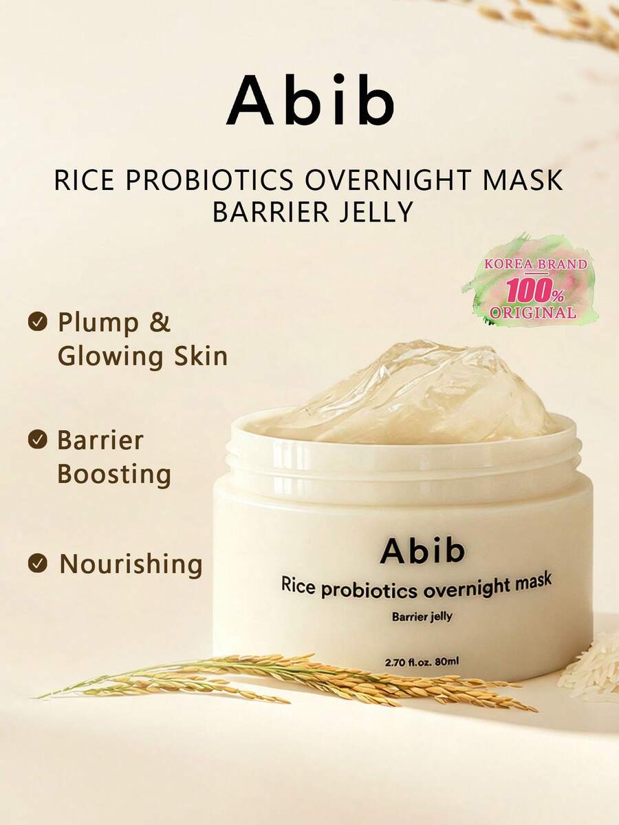 Abib Rice Probiotics Barrier Jelly Sleeping Mask - 80ml/2.70 Fl.oz. - View 1