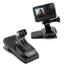 Action Camera Go Ultra Backpack Clip, Accessory Clip, 360° Slot Clip, Hat Clip Mount, 13-Piece Action Camera Accessory Mounts, Backpack Clip, Multi-Function 360° Rotating Backpack Clip - View 8
