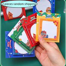 Cartoon Christmas Sticky Notes, Student Christmas Creative Stationery Gift, Sticky Notes, Message And Memo Student Note Pad, Study Office Sticky Notes, Santa Claus - one-size - View 14