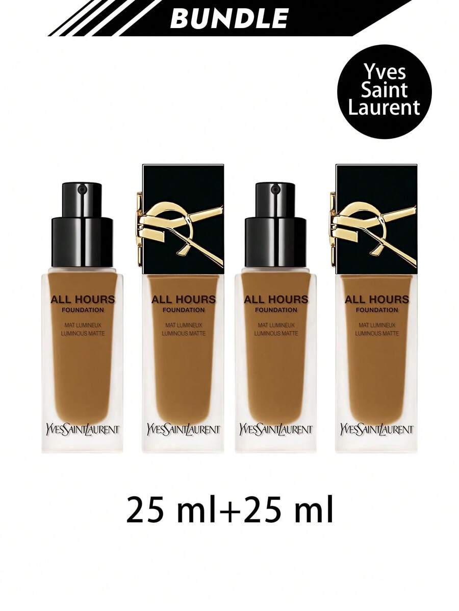 Yves Saint Laurent [حزمة] كريم أساس All Hours DW4 سعة 25 مل * 2 - DW4 - مشاهدة 1