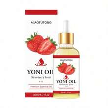 30ml Strawberry Intimate Care Oil, Designed For Women's Intimate Skin, With Functions Of Anti-Dryness, Brightening, Deodorizing, Deep Moisturizing, And Non-Irritating - Yellow - View 11