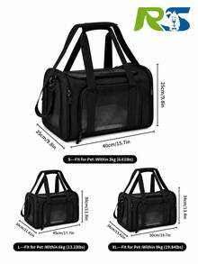 RUSHICHONGWU 1pc Outdoor Pet Backpack, Suitable For Cats And Small Dogs, Breathable Portable Travel Pet Carrier, Perfect For Halloween, Christmas And Walking - Multicolor - View 5