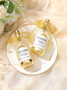 12pcs Champagne Bottle Shaped Bow Candy Boxes, Plastic Gift Boxes & Gift Bags, Suitable For Wedding, Birthday Party Favors, Valentine's Day Party Gifts - Multiple Styles - View 4