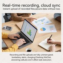 LIGE's New Smart Recording Card Supports Playback, Speech-To-Text, Text Translation, Meeting And Phone Recording, And Real-Time Recording A Slim, Portable, And Versatile Recording Card. - View 3