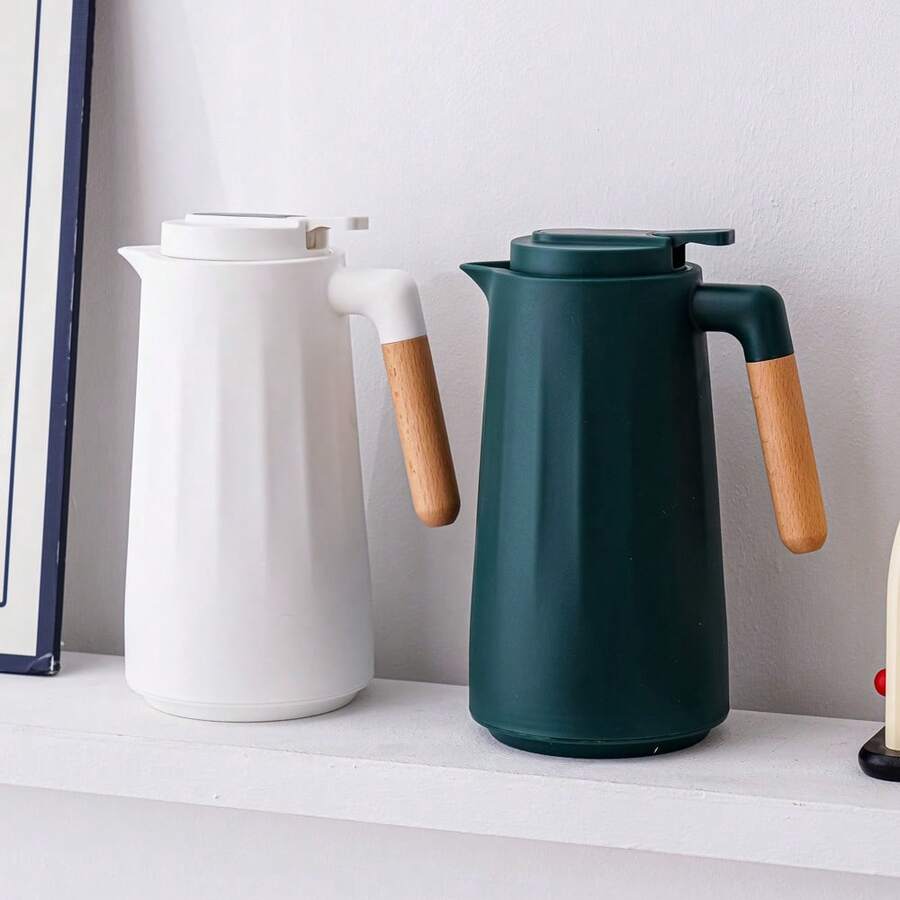 1pc 1000ML/33.8oz Insulated Water Bottle, Large Capacity Portable Hot Water Flask, Pot, Boiling Water Kettle, Student Small Warm Pot - Multicolor - View 1