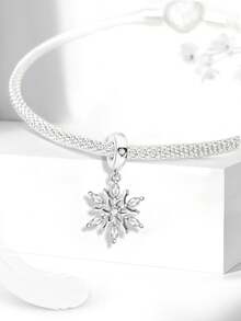 1 Holiday Limited Edition Color Diamond Christmas Tree, Christmas Clothes Pendant, Creative Exquisite Bead String DIY Bracelet Necklace Gift - Silver - View 8