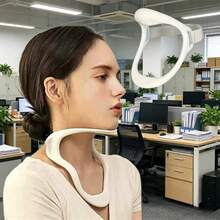 Cervical Support Pillow, Ergonomic Design For Office, Lightweight, Suitable For Home And Office Long-Term Sitting, Desktop Use, Ideal Choice For Long Screen Time - Multicolor - View 4