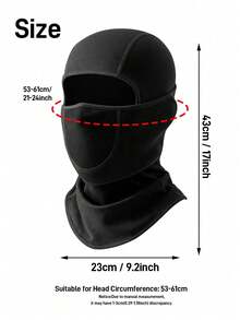 1PC Breathable Mesh Panel Balaclava, Windproof Full Face Neck Mask, Stretch Helmet Liner For Motorcycle Winter Riding,Wind Resistant Ski Snowboard Sports Headwear - Multicolor - View 3