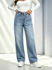 Women Jeans - Light Wash - View 3