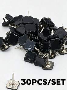 30Pcs Four‑Leaf Clover Car Headliner Repair Nails, Auto Ceiling Fabric Fixing Studs, Cute Clover‑Shaped Car Interior Roof Decor Accessories - Car Roof Sticker Four-leaf Clover - View 7