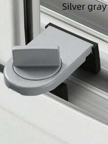 1pc Aluminum Alloy Sliding Door & Window Lock, Anti-Pinch, Anti-Theft, Anti-Fall And Safety Lock - Multicolor - View 5