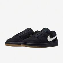 Nike SB Code 58 Comfortable Fit Low-Top Skate Shoes Unisex Black - Black - View 5
