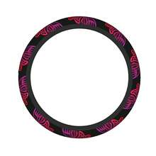 1pc Car Steering Wheel Cover, Hollow Butterfly Pattern, Printed Craft, Polyester Fiber Material, Traditional Art Design, Waterproof, No Inner Ring, Car Interior Steering Wheel Cover Protector, All Season - Steering Wheel Cover - View 7