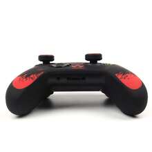 Black Red Radioactive Warning Sign Splatter Controller Skin Cover Compatible With Xbox Series X Wireless Controller, RALAN 1 Controller Protector Case+2 Customised Thumb Grips Caps - View 8