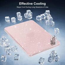 Default Crystal Blush/Clear Crystal/Citrus Crystal/Indigo Crystal/Black Crystal/Shiny Clear/Shiny Blush/Shiny Black/4-In-1 Set PC (Polycarbonate) Computer Case - View 5