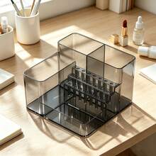1pc Nail Art Tool Storage Box, Suitable For Storing Nail Drill Bits, Nail Files, Nail Brushes, Suitable For Home And Nail Salon Use, Nail File Holder, Nail Pen Storage Box, Gel Nail Brush Sponge Container, Nail Supplies Storage Box (Nail Tools Not Included) - View 10