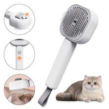 Pet Steam Brush With Water Tank, Spray Steam Cat Comb, Pet Grooming Brush - View 13