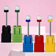 5pcs Ceramic Polishing Heads Professional Nail Care Repair Tools - Multicolor - View 6