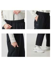 Under Armour Men's Unstoppable Straight Pant Woven Sports Casual Comfortable Lightweight Training Pants 1388824-001 - Black - View 8