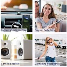 1-3pcs USB C To 3.5mm Headphone Jack Audio Adapter Cable, Plug And Play Converter For Phone 18/17/16 Pro Max/16 Pro/16 Plus/16/15/ Series - White - View 7