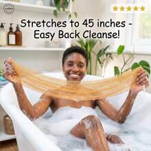 1pc African Nylon Exfoliating Bath Towel, Soft Exfoliating, Nylon Towel Can Produce Foam, Bathroom Supplies - Multicolor - View 4