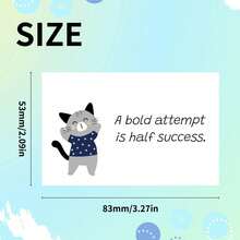 90Pcs Positive Affirmation Cards Cute Cartoon Inspirational Quote Cards Motivational Encouragement Cards For Daily Reflection Self‑Care Desk Decor Gift - Multicolor - View 4