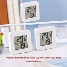 1pc 3pcs Mini Home Temperature & Humidity Meter, Small Indoor Digital Thermometer, Indoor Humidity Monitor, Compact & Portable, Perfect For Home, Office, Greenhouse, Wine Cellar, Reptile, Button Battery Powered - Thermometer and Hygrometer - View 3