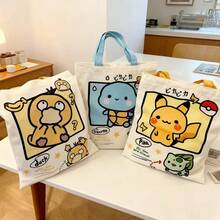 1pc HOT Canvas Shoulder Bags Ladies Casual Handbag Reusable Large Capacity Women Shopping Bag - Multicolor - View 1