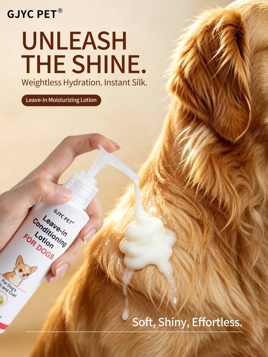 Hydrating Leave-In Dog Conditioner With Aloe Vera | No-Rinse Moisturizing Skin & Coat Lotion For Dogs & Puppies | Detangler For Mats & Dry Coat | Guava Scent - Guava - View 1