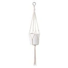 2pcs/4pcs Bohemian Style Handmade Woven Cotton Rope Plant Hanging Basket, Hanging Flower Pot Basket Net Rack, Heavy Duty Indoor Outdoor Home Bedroom Living Room Garden Balcony Patio Storage Decorative Hanging Net - Macrame Hanging Chair - View 8