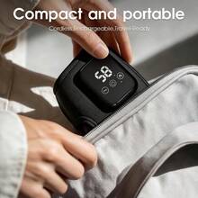 Portable Heated Vibrating Foot Massager Ankle Joint Protection Heating Band USB Rechargeable Wireless Ankle Massager With Heating Function Ankle Heating Guard Warm Sleeve Suitable For Sole - Single Pack - View 4