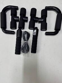 Fitness Set, Small Home Fitness Equipment Jump Rope, Grip Ab Roller Muscle - Multicolor - View 6