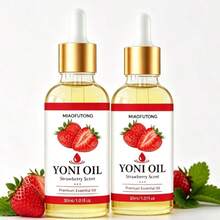 30ml Strawberry Intimate Care Oil, Designed For Women's Intimate Skin, With Functions Of Anti-Dryness, Brightening, Deodorizing, Deep Moisturizing, And Non-Irritating - Yellow - View 12