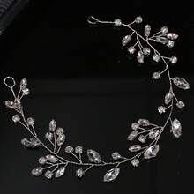1pc Casual Party Elegant ABS Plastic (ABS Resin) Headband Bridal Wedding Hair Accessory All Season - Multicolor - View 3