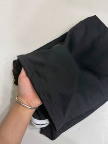 Kolrap 男士夏季薄款黑色兩件套休閒運動套裝，圓領寬鬆T恤 + 工裝短褲，舒適寬鬆版型，適合海灘度假旅行 - 黑色 - 查看 12