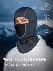 1PC Breathable Mesh Panel Balaclava, Windproof Full Face Neck Mask, Stretch Helmet Liner For Motorcycle Winter Riding,Wind Resistant Ski Snowboard Sports Headwear - Multicolor - View 8
