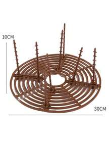 Round/Square Plant Pot Cover Plant Protection Shields,Center Hollowed-Out Grid With Soil Protection Devices,Flower Pot Protective Guard,Flowerpot Guardrail,Anti-Cat&Dog Digging Flower Pot Mesh Enclosure,Ideal Gift For Gardening Enthusiasts,Can Be Cut - A - View 15