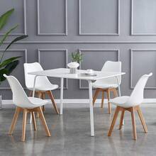 MCC Direct Dining Chairs In 4pcs Set, Kitchen Chairs, Office Chairs, Designer Shell Chair, "Eva" Available In 7  Colors - Yellow - View 3