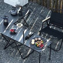 Outdoor Camping Iron Folding Table Portable Foldable Compact Structure With Lamp Holder Storage Bag Perfect For Beach BBQ Tailgate Gathering Hiking Backyard Party Supply - Folding Table - View 2