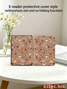 Halloween Pumpkin Leaves Protective Case Compatible With IPad Air 8(M4)2026(11-Inch), Air 4/5 10.9 Inch, 7/8/9th 10.2 Inch, Built-In Pencil Slot Compatible With Samsung Tab S6 10.4 Inch, Compatible With Kindle 11th Gen(2022/2024), Kindle Clara 2E, Clara Colour, Clara BW (6-Inch) And Libra Colour (7-Inch),Cute Girly And Stylish Design, Birthday And Holidays. - Multicolor - View 9