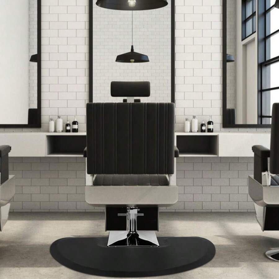 3′X 5′X 1/2" Thick Salon Mat Anti Fatigue Stand Workstation Barber Shop Mat - A - View 1