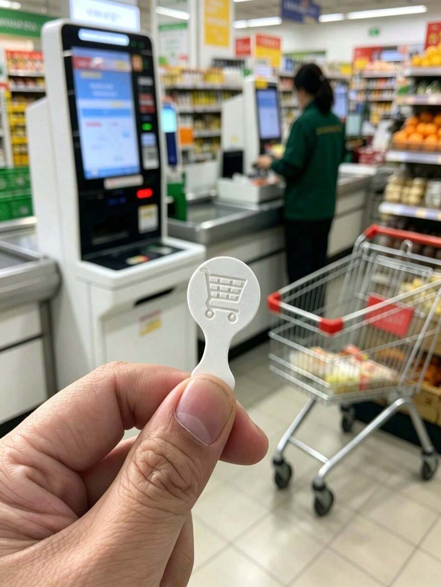 3D Printed Shopping Cart Unlock Tool, Creative Cart Opening Token, Portable Practical Key For Shopping Carts And Luggage Trolleys - New Arrival - View 1